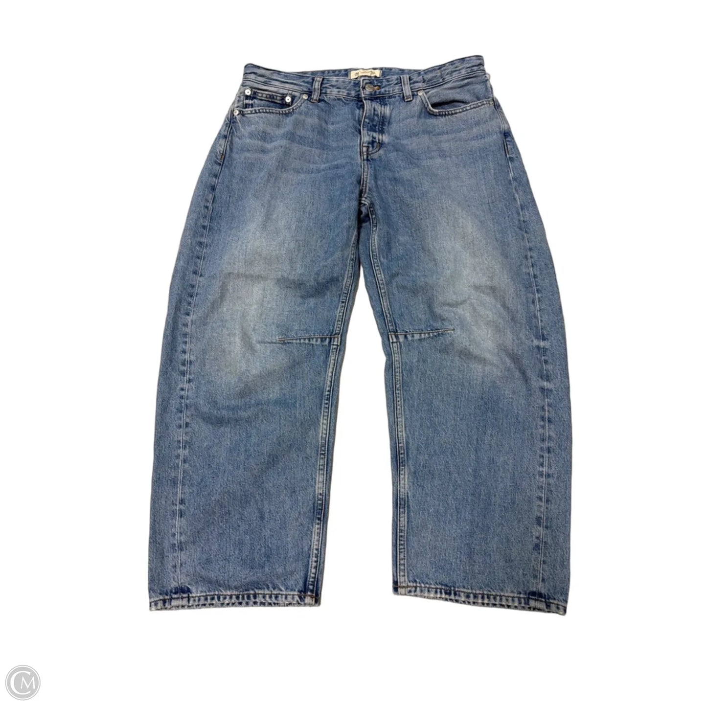 Jeans Wide Leg By Madewell In Blue, Size: 8p