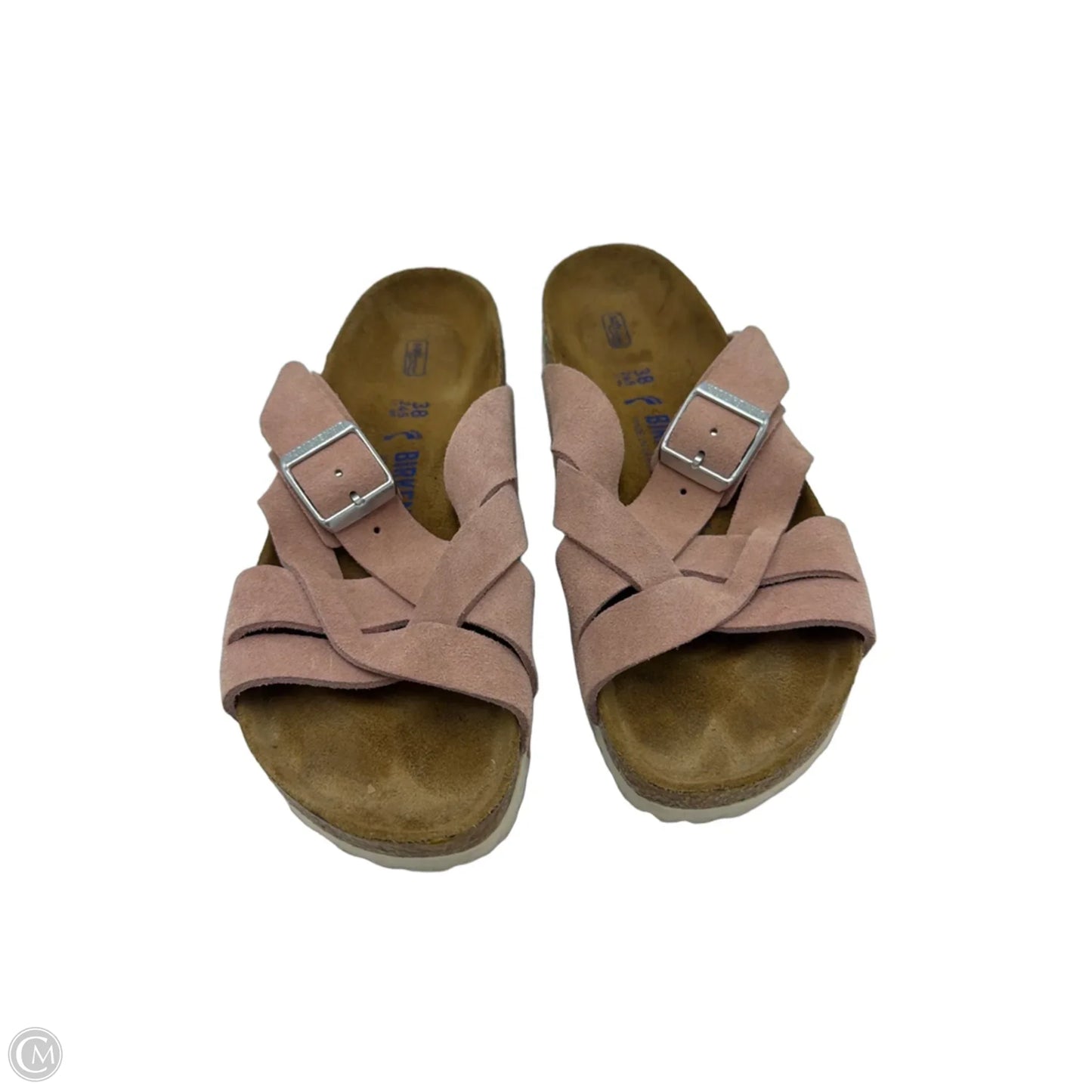 Sandals Designer By Birkenstock In Pink, Size: 7