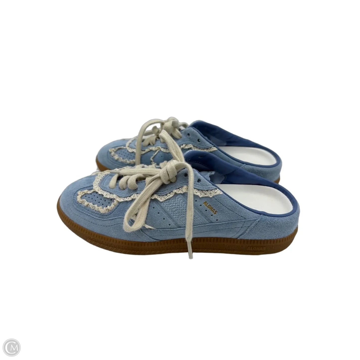 Shoes Flats By Alohas In Blue, Size: 7