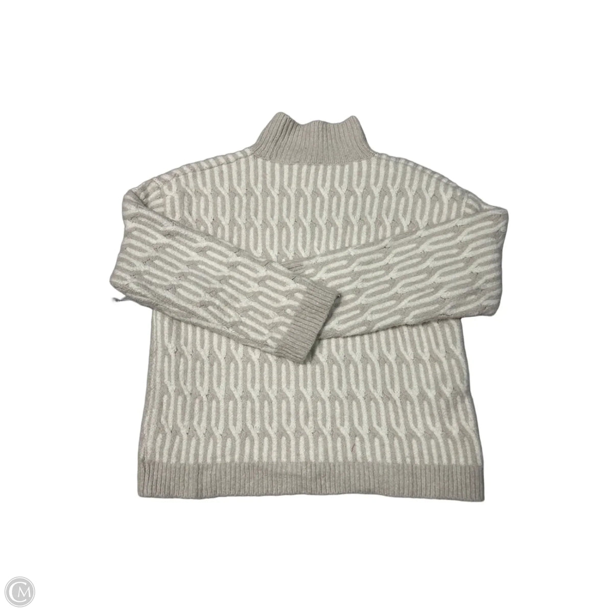 Sweater By Haven In Grey & White, Size: M