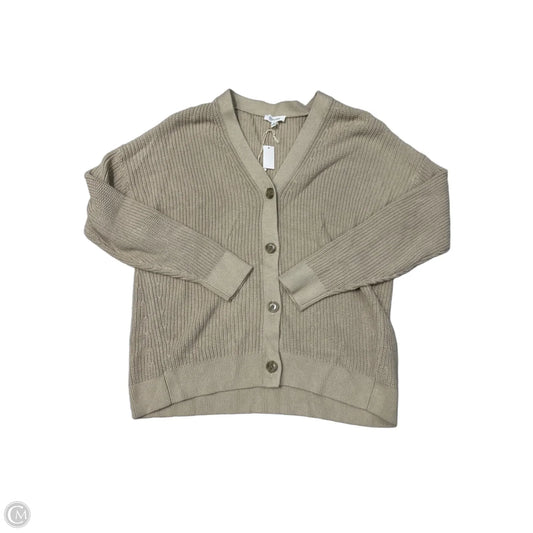 Sweater Cardigan By Haven In Tan, Size: L