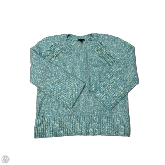 New! Sweater Cardigan By Talbots In Aqua, Size: L