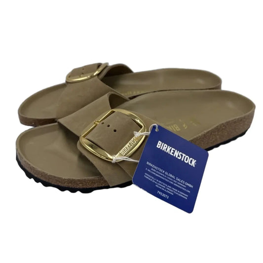 Sandals Designer By Birkenstock In Taupe, Size: 10