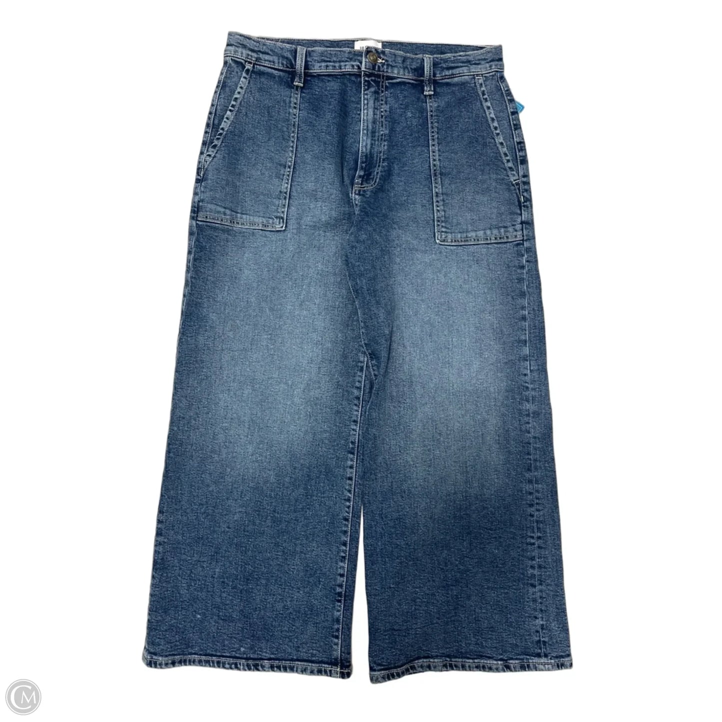 Jeans Cropped By Hudson In Blue, Size: 12