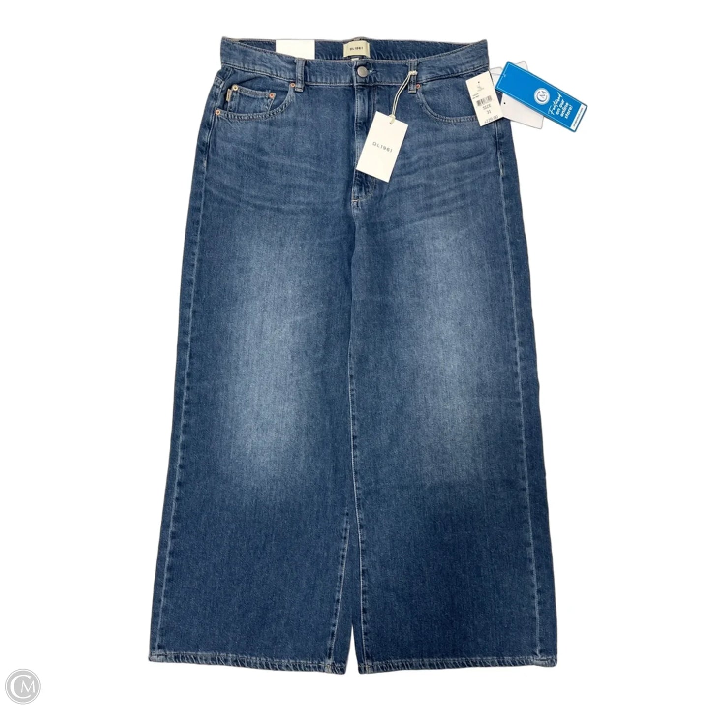 New! Jeans Wide Leg By Dl1961 In Blue, Size: 12 (31)