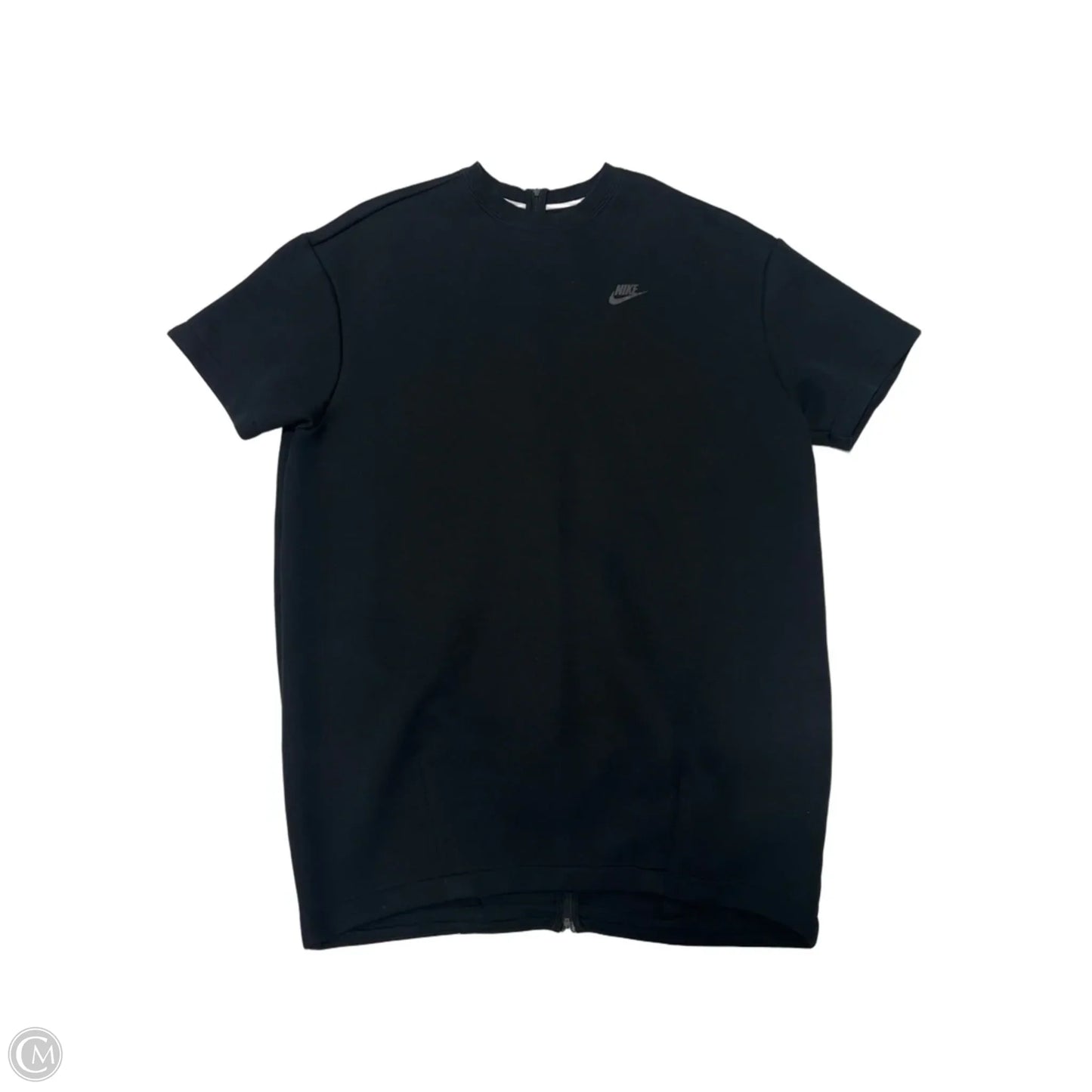 Athletic Dress By Nike Apparel In Black, Size: L