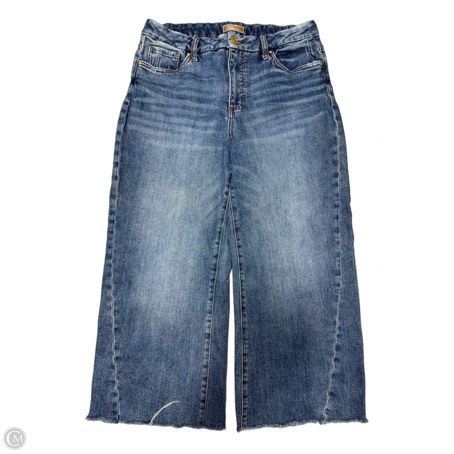 Jeans Cropped By Kut In Blue, Size: 12