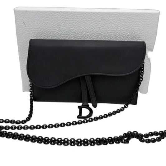 Christian Dior Ultra Matte Saddle Chain Luxury Handbag