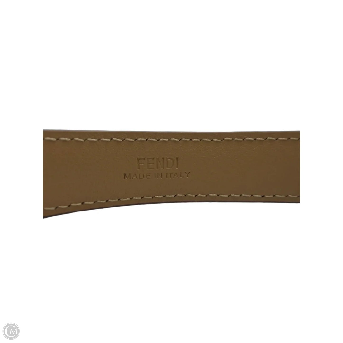 Fendi FF Monogram Leather Luxury Belt, Size: 90/36 (L/XL)