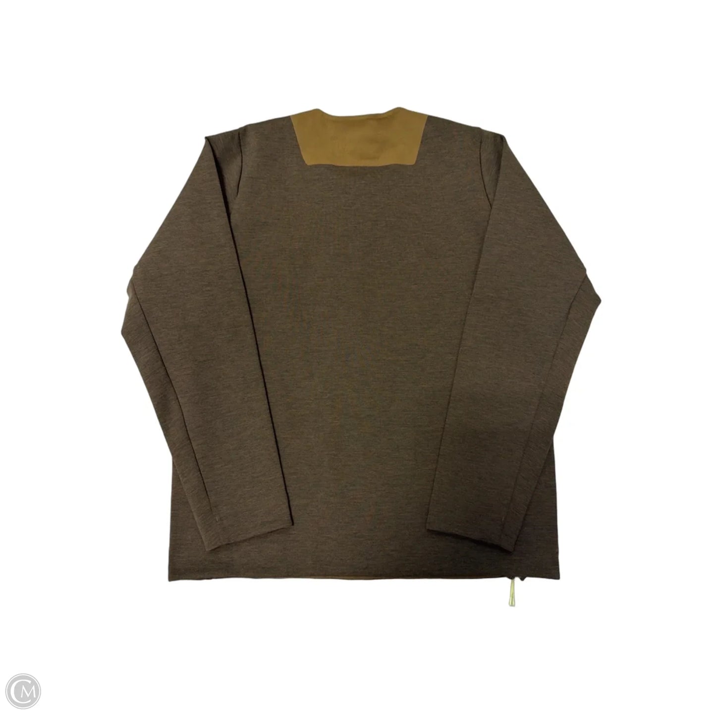 Athletic Top Long Sleeve Crewneck By Lululemon In Brown, Size: S