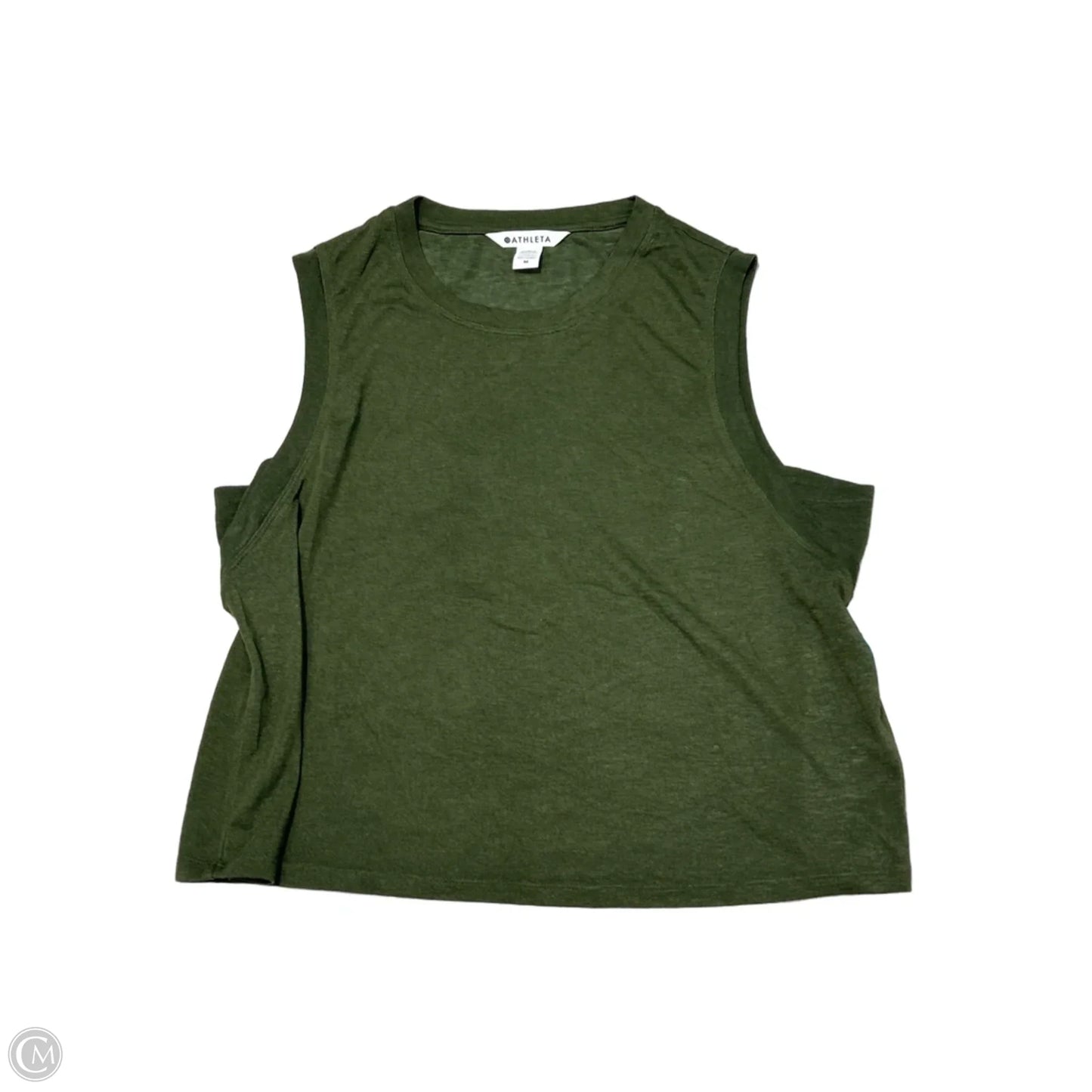 Athletic Tank Top By Athleta In Green, Size: M