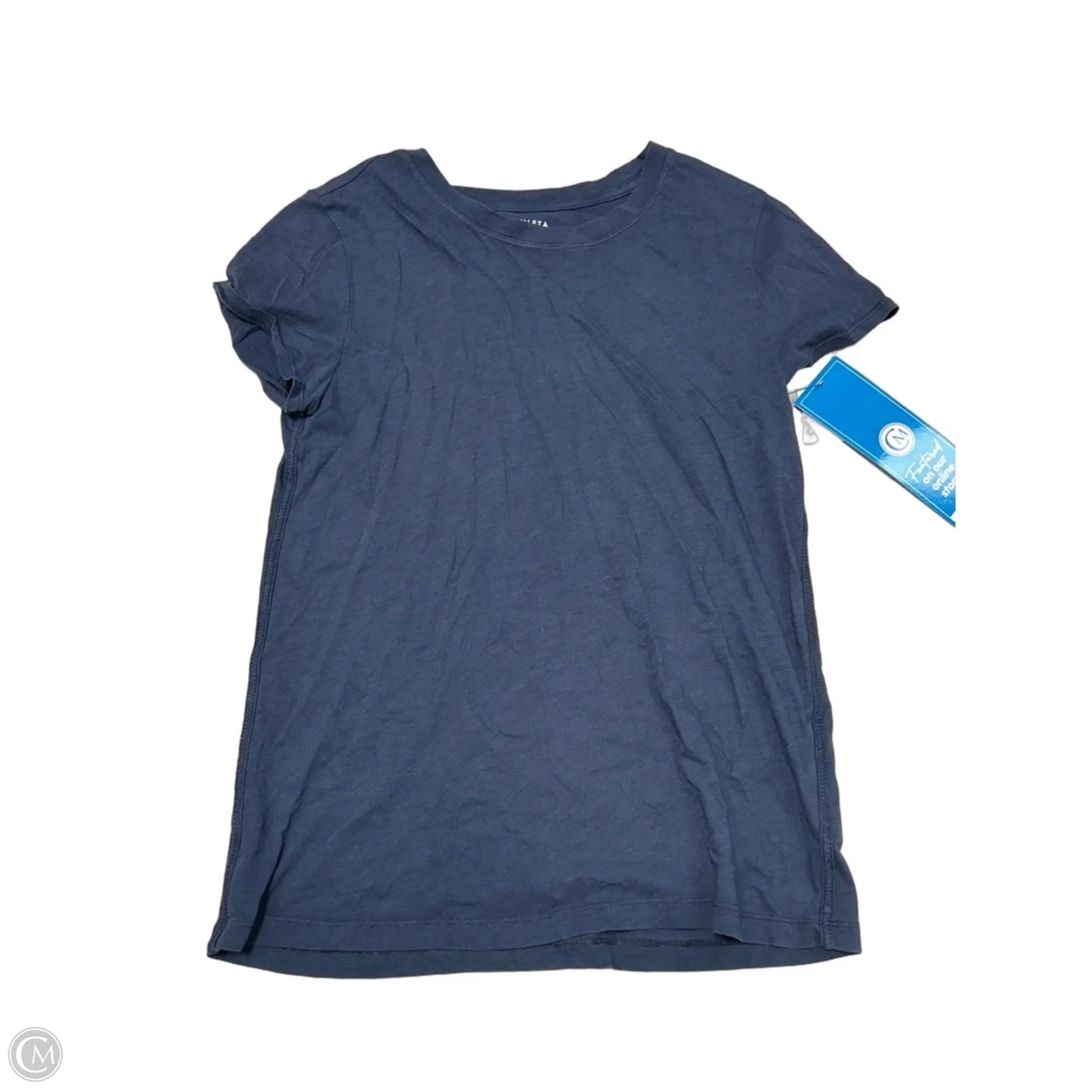 Athletic Top Short Sleeve By Athleta In Navy, Size: S