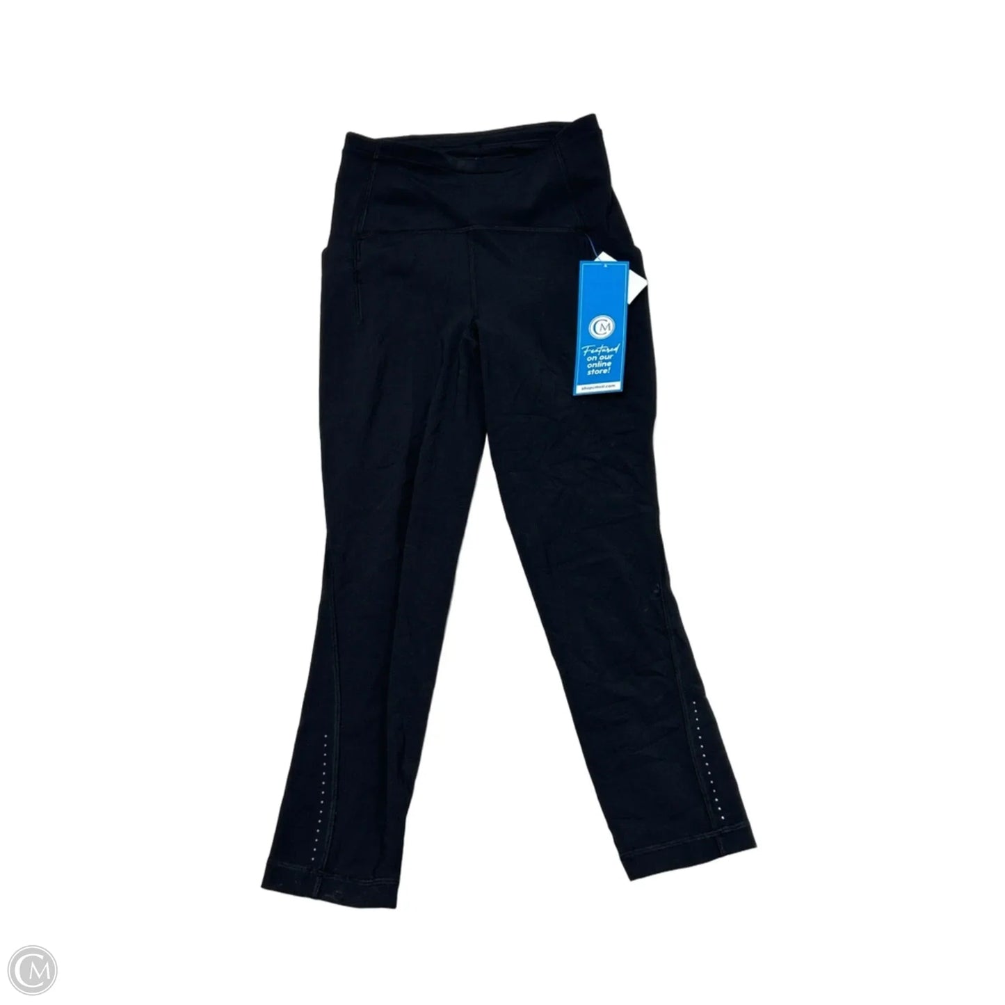 Athletic Capris By Lululemon In Black, Size: Xs