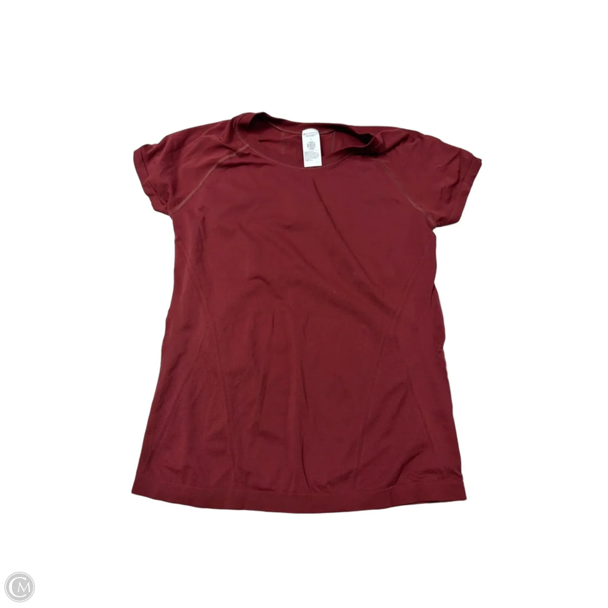 Athleta Short-Sleeve Athletic Top in Orange, Size L