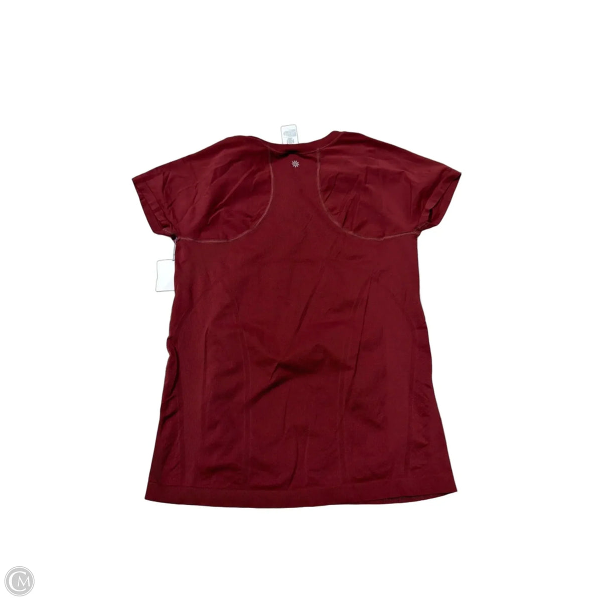 Athleta Short-Sleeve Athletic Top in Orange, Size L