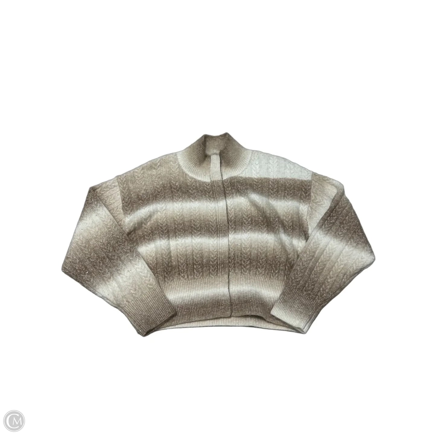 Sweater Cardigan By 525 In Bronze, Size: M