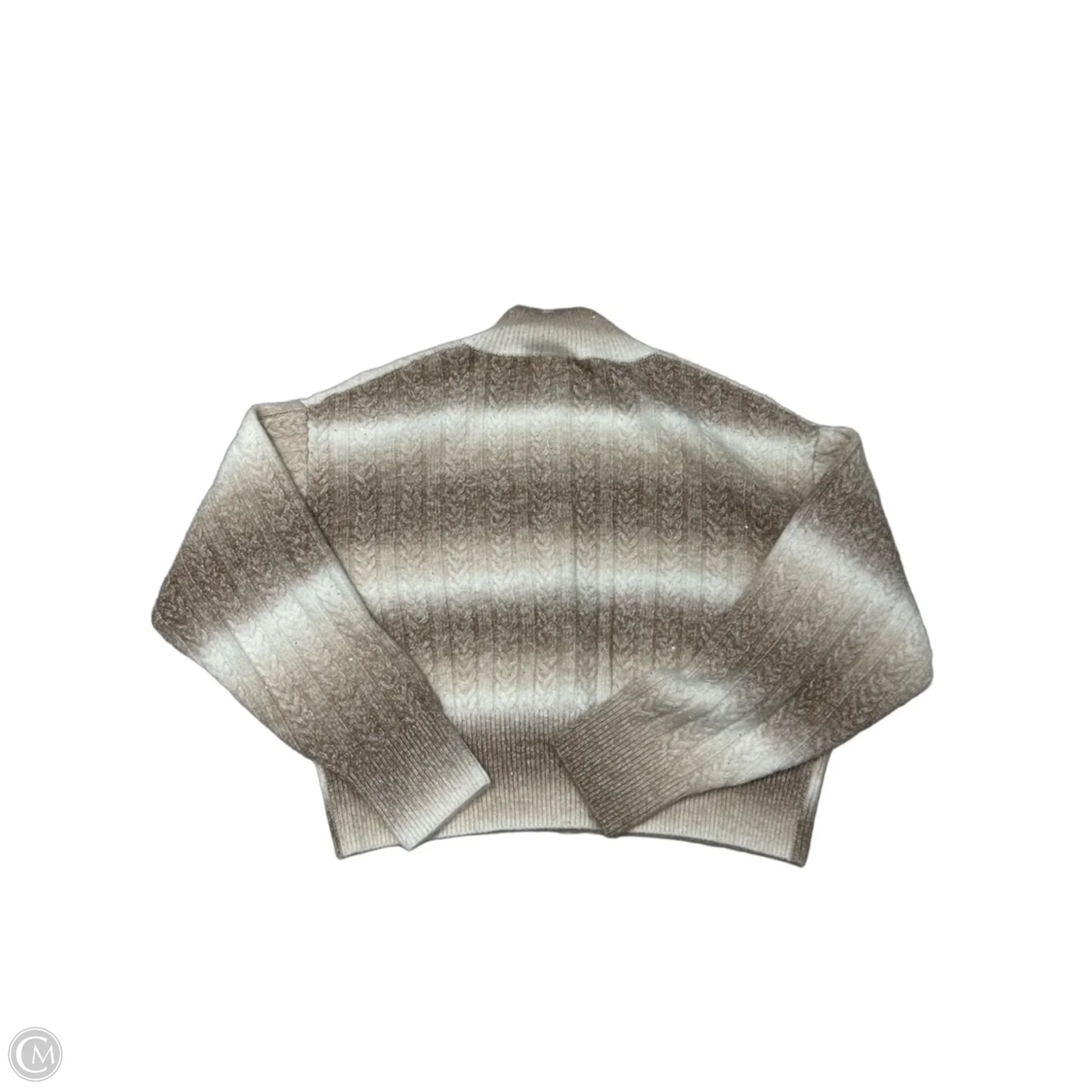Sweater Cardigan By 525 In Bronze, Size: M