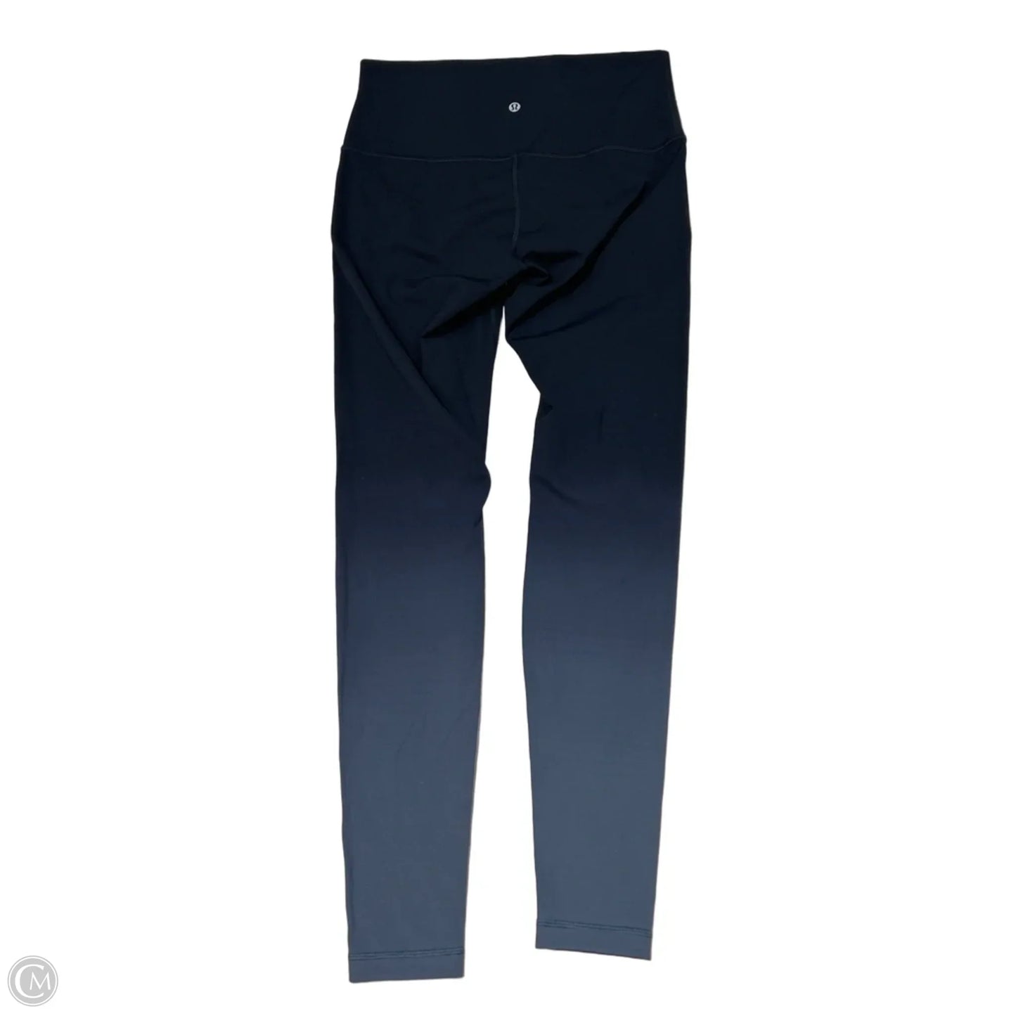 Athletic Leggings By Lululemon In Blue & Grey, Size: 10