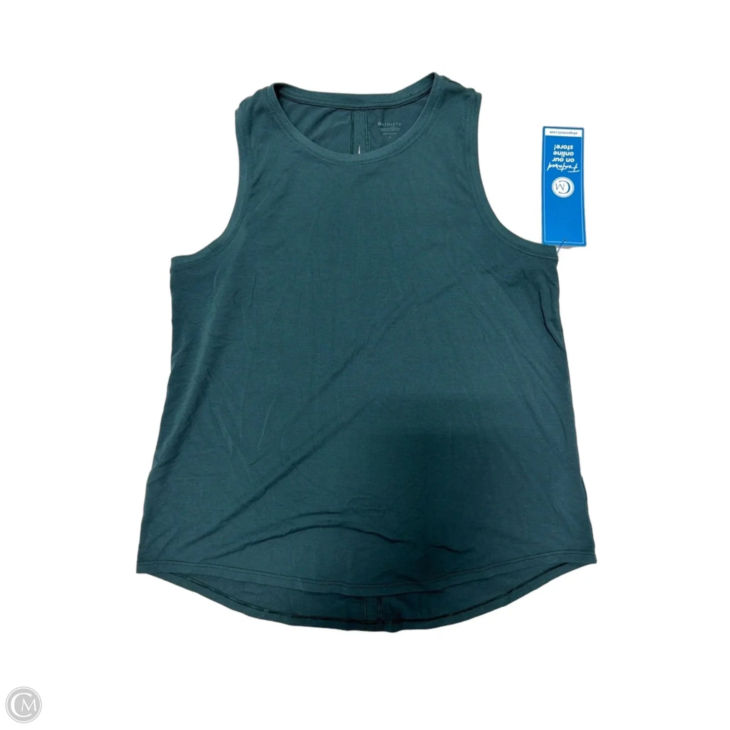 Athletic Tank Top By Athleta In Teal, Size: M