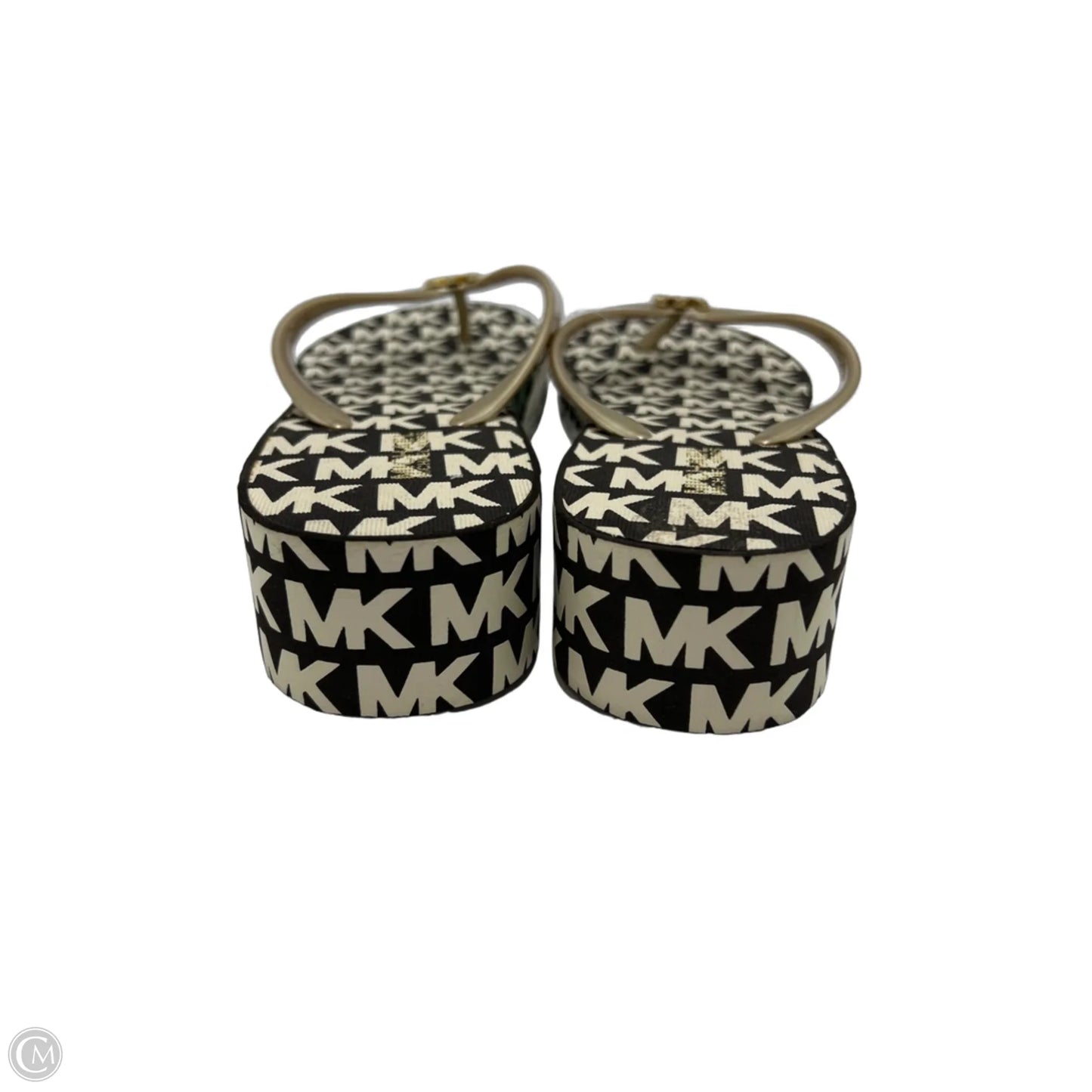 NEW! Shoes Designer By Michael Kors In Brown & White, Size: 8