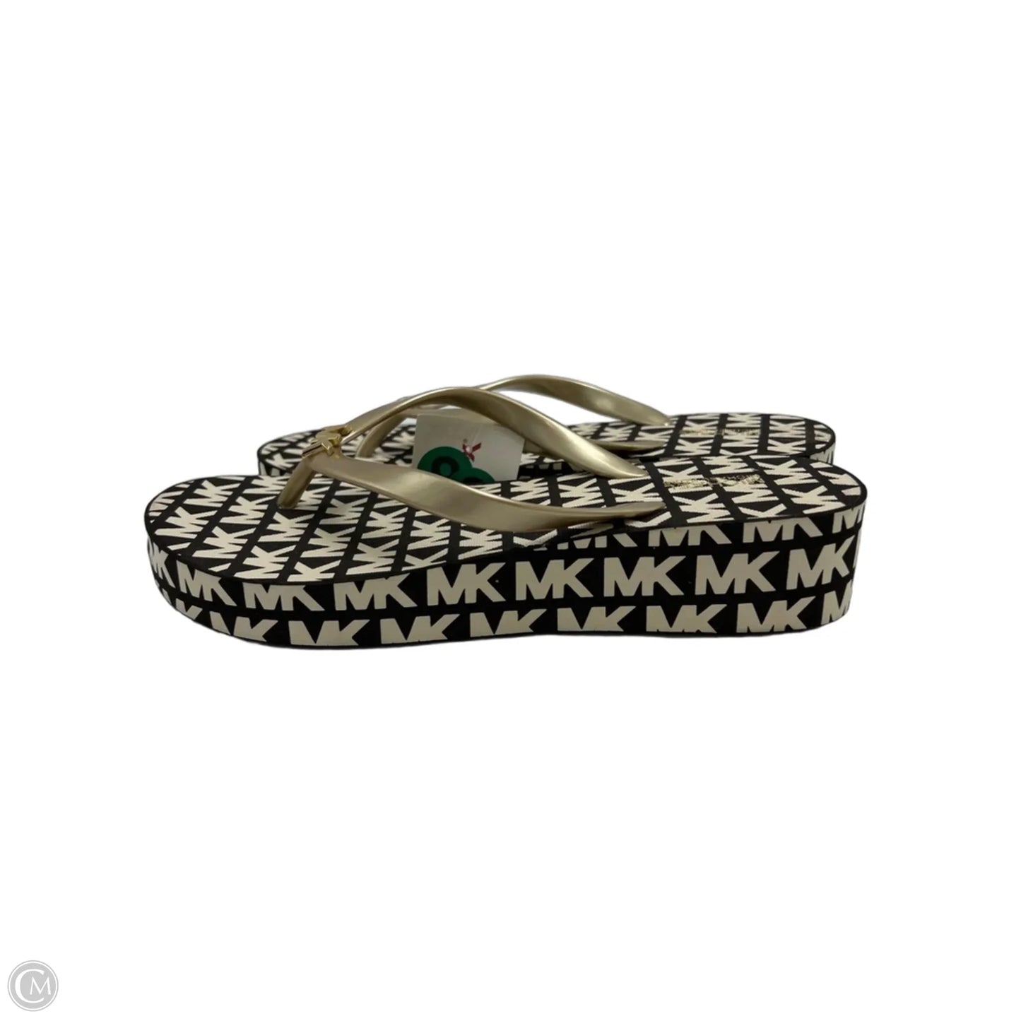 NEW! Shoes Designer By Michael Kors In Brown & White, Size: 8