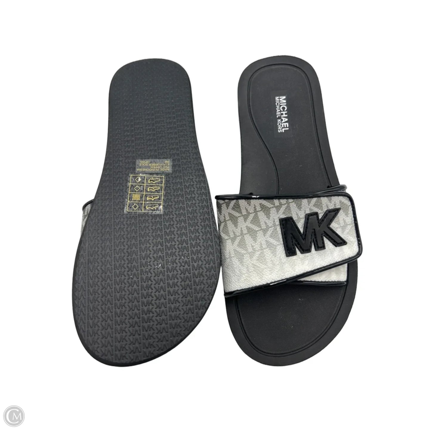 New! Shoes Designer By Michael Kors In Black & White, Size: 8