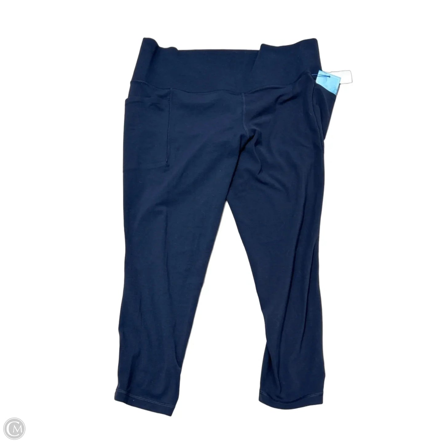 Athletic Capris By Athleta In Navy, Size: Xl