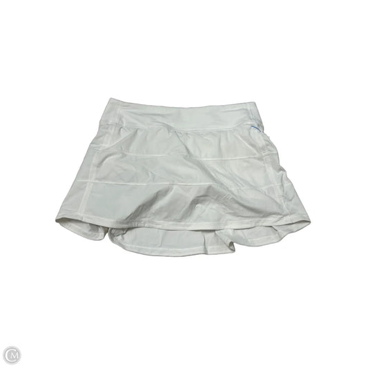 Lululemon Athletic Skort in White, Size 6L