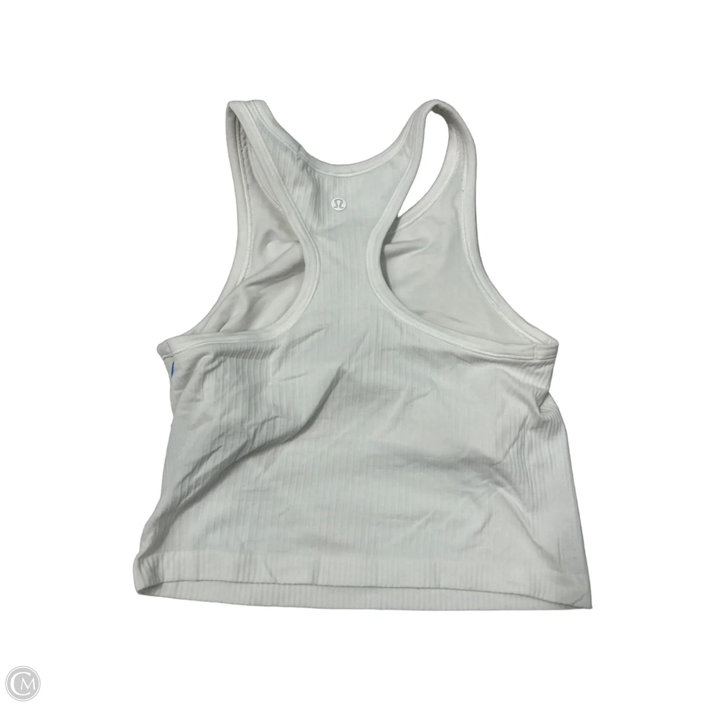 Athletic Tank Top By Lululemon In White, Size: S