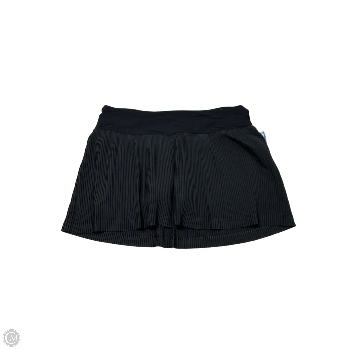 Athletic Skort By Lululemon In Black, Size: S