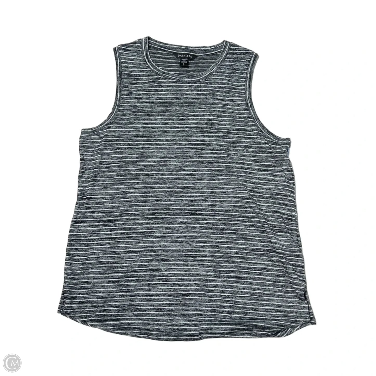 Athletic Tank Top By Athleta In Striped Pattern, Size: L