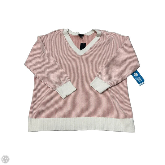 Sweater By Torrid In Pink, Size: 1x