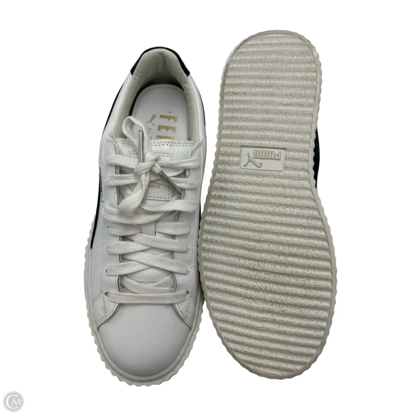 Shoes Athletic By Puma In White, Size: 9