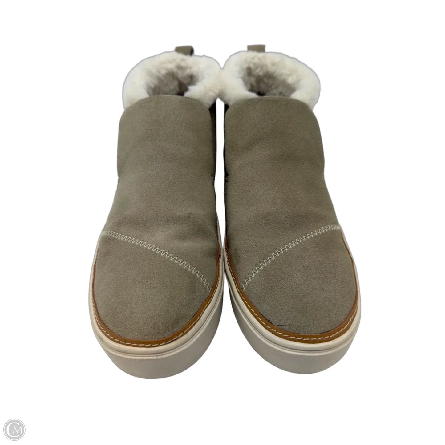 Shoes Flats By Toms In Taupe, Size: 9