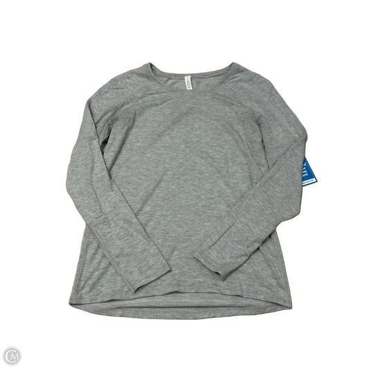 Athletic Top Long Sleeve Crewneck By Lululemon In Grey, Size: S