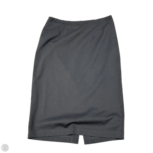 Skirt Midi By Eileen Fisher In Black, Size: L