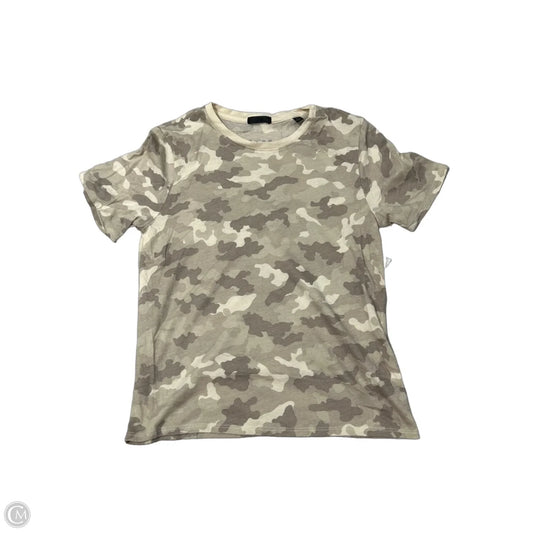 Top Short Sleeve By Atm In Camouflage Print, Size: S