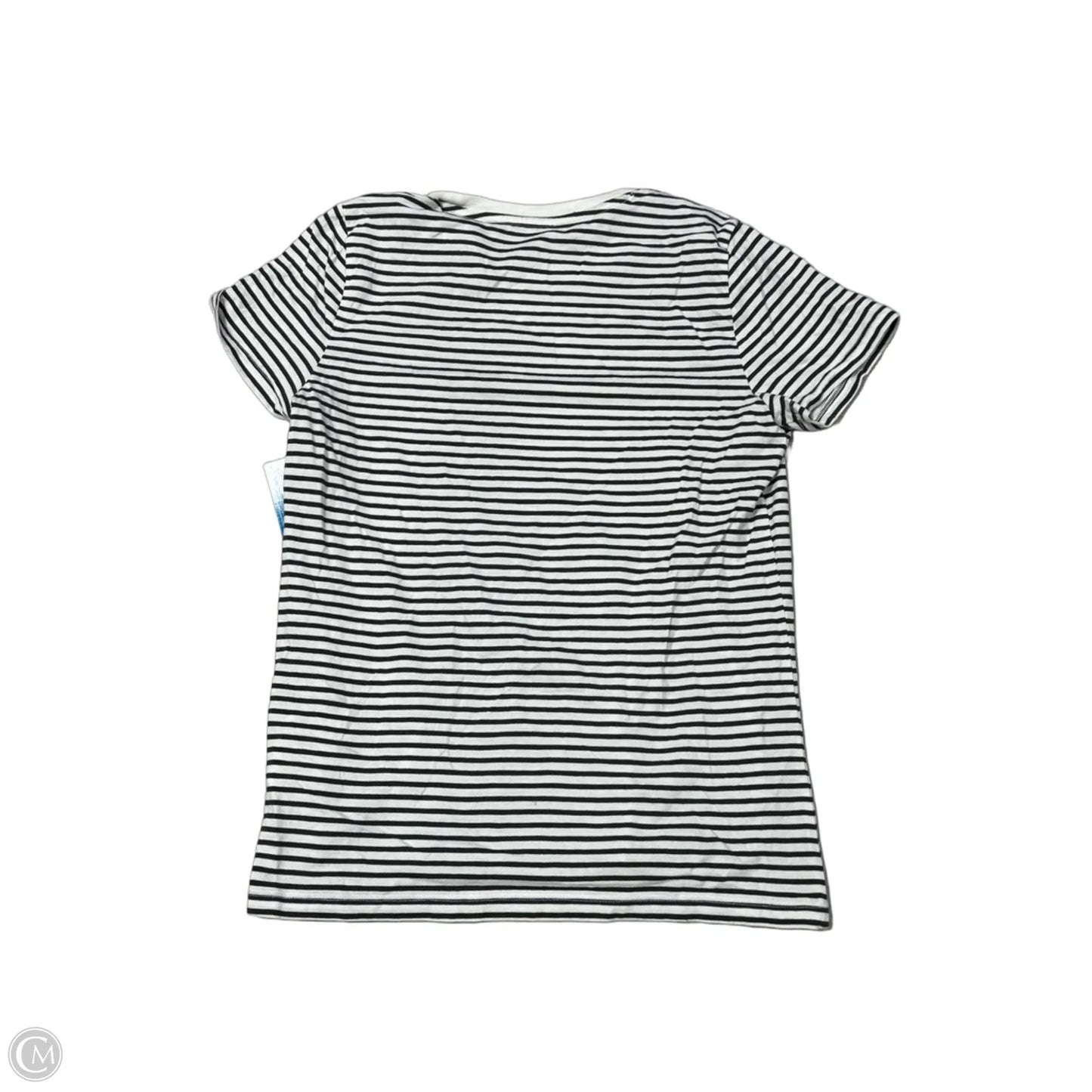 Top Short Sleeve By Everlane In Striped Pattern, Size: S