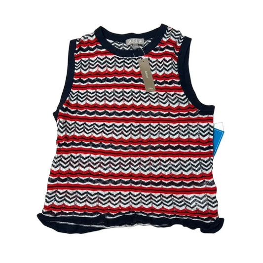 New! Top Sleeveless By J. Crew In Multi-colored, Size: S
