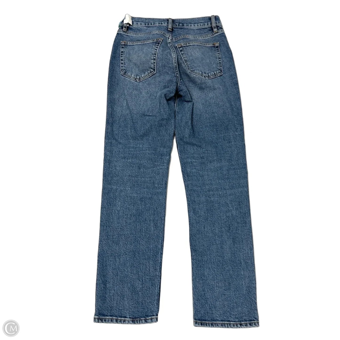 Jeans Straight By Frame In Blue, Size: 0