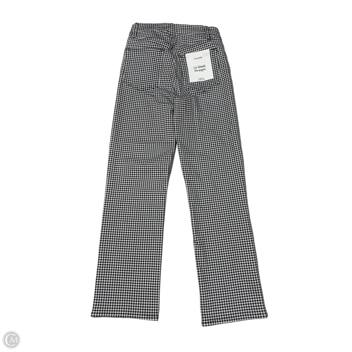 Jeans Straight By Frame In Black & White, Size: 2