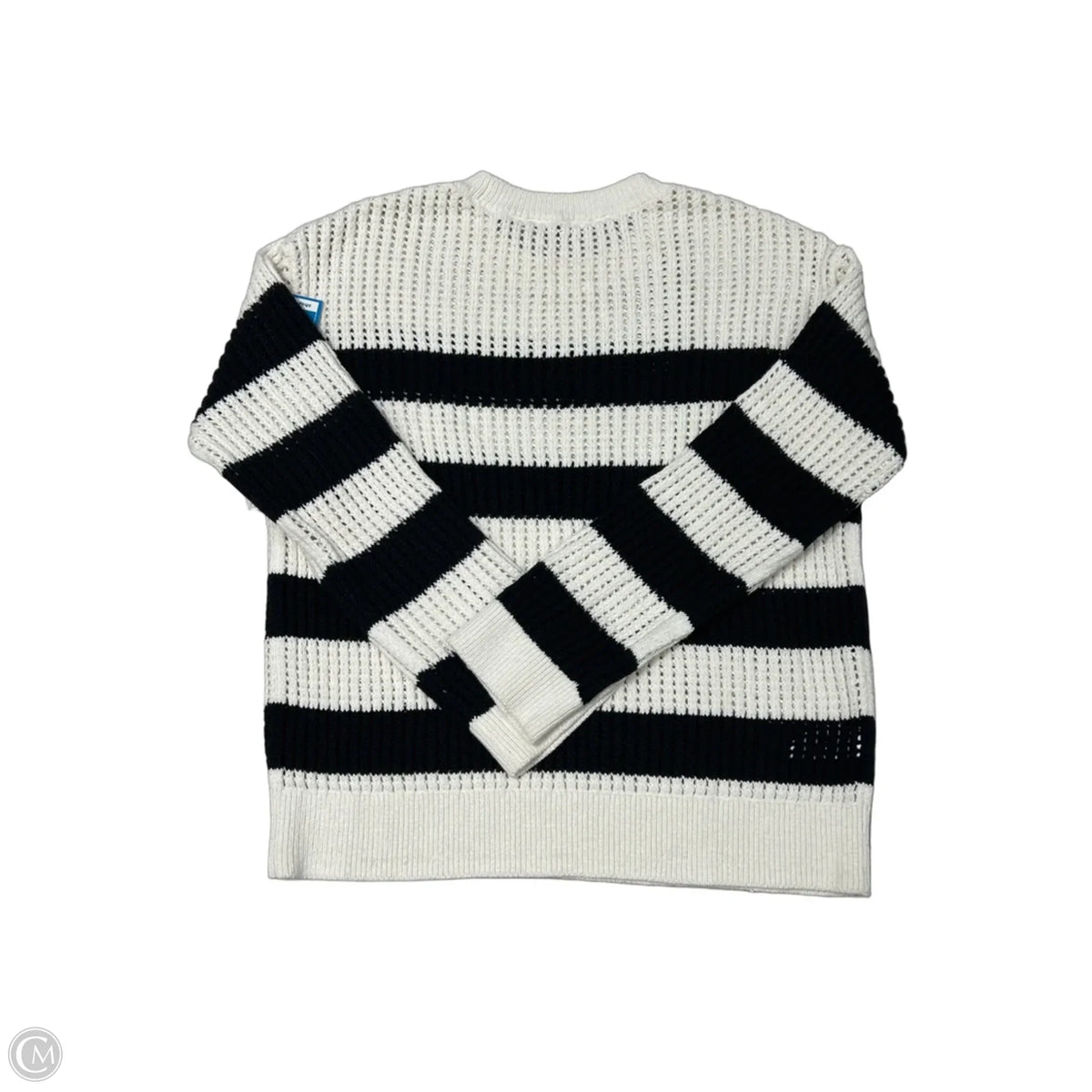 Sweater By Loft In Black & White, Size: Xs