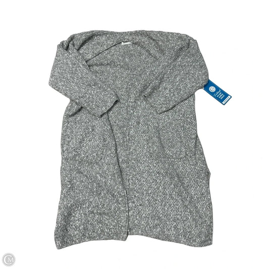 Sweater Cardigan By Abercrombie And Fitch In Grey, Size: L