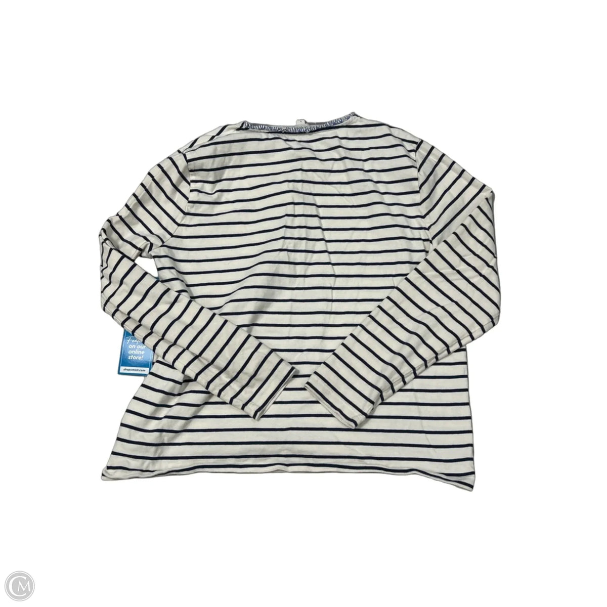 Top Long Sleeve By J. Crew In Striped Pattern, Size: L