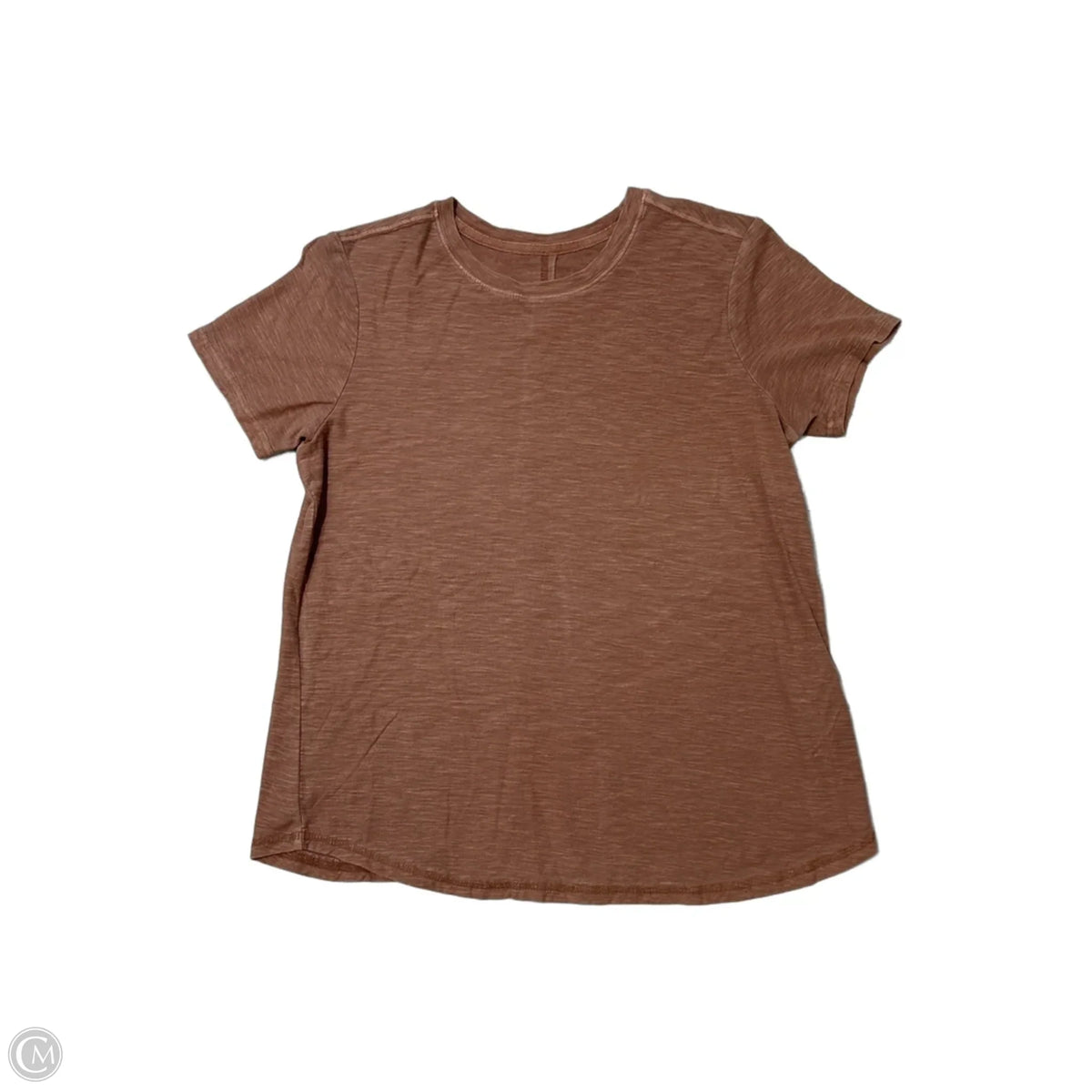 Top Short Sleeve Basic By Pilcro In Brown, Size: M