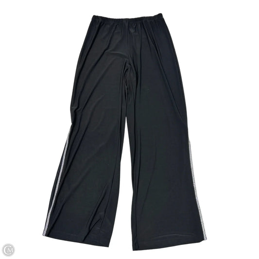 Pants Wide Leg By Roz And Ali In Black & Silver, Size: M