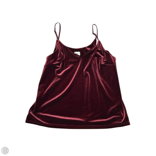 New! Top Sleeveless By A New Day In Maroon, Size: M