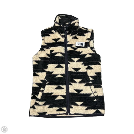 Vest Faux Fur & Sherpa By The North Face In Black & Cream, Size: M