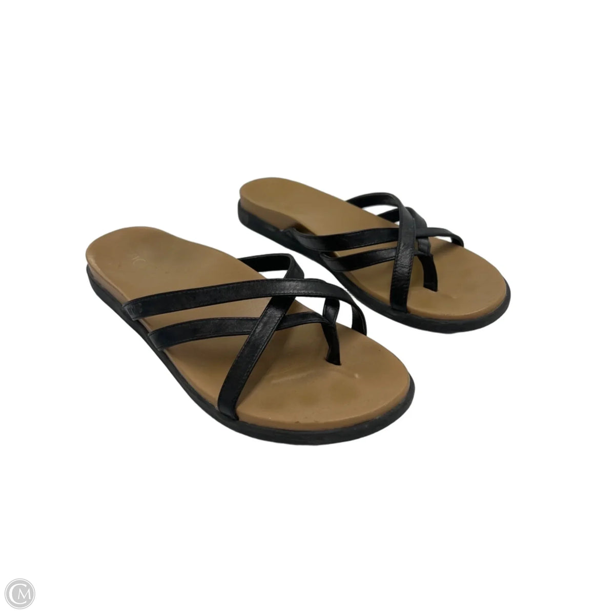 Sandals Flats By Vionic In Brown, Size: 10