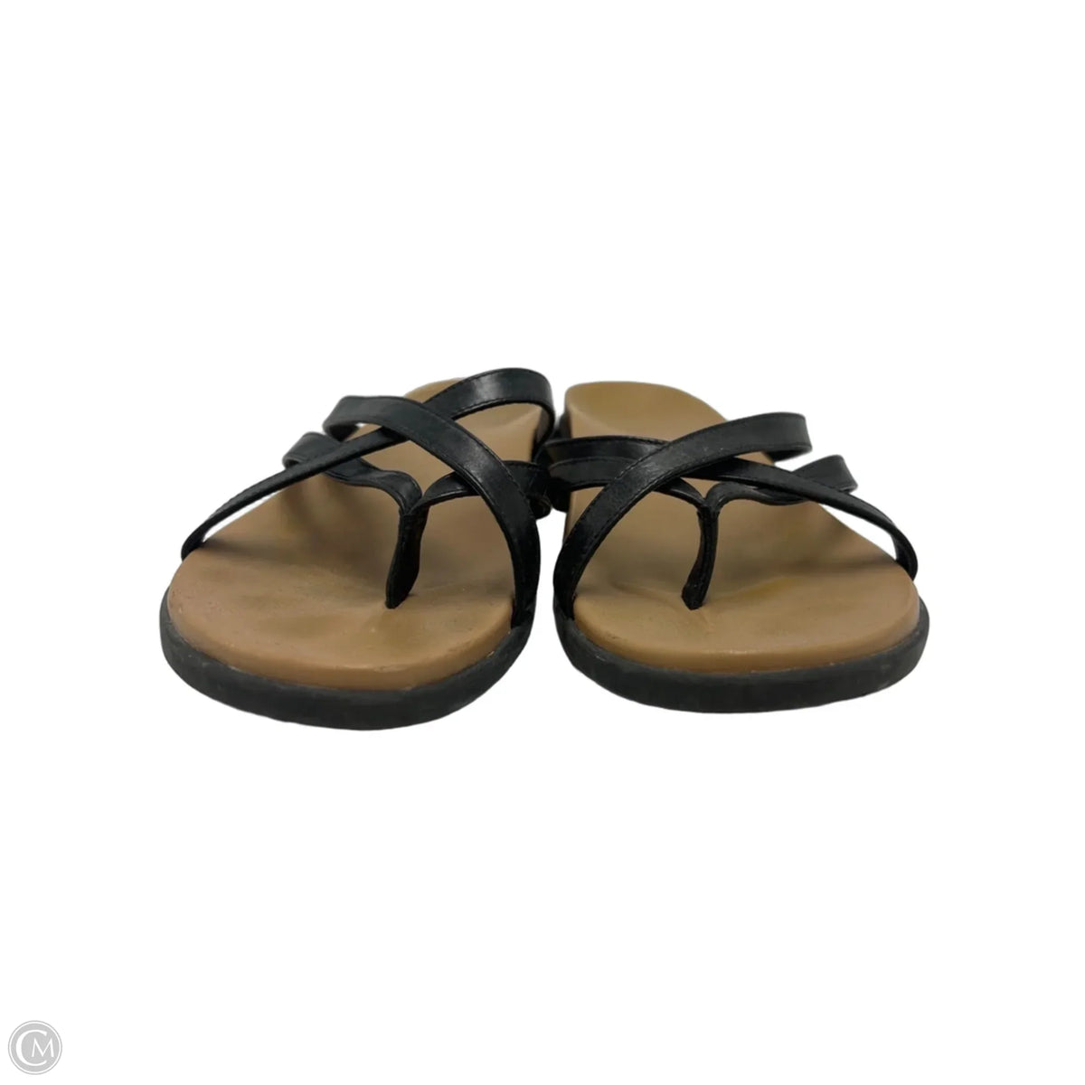 Sandals Flats By Vionic In Brown, Size: 10